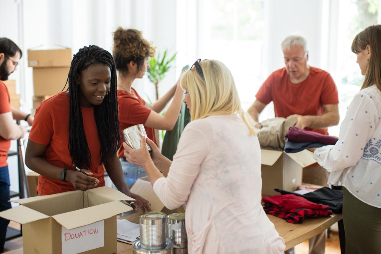 Back to School Field Day — Spirit Refuge Foundation volunteers packing backpacks